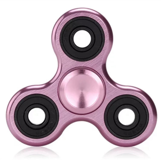 Pink Metal Fidget Spinner
